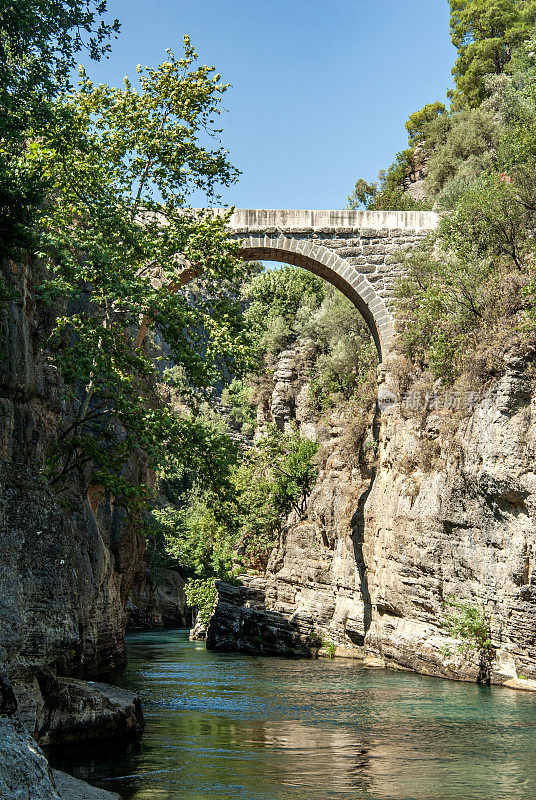 Selge Ancient City - Oluk bridge over Köprüçay